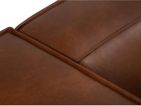 Konjak smeđa kožna sofa 212 cm Madame - Windsor & Co Sofas
