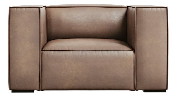 Svjetlosmeđa kožna fotelja Madame - Windsor & Co Sofas