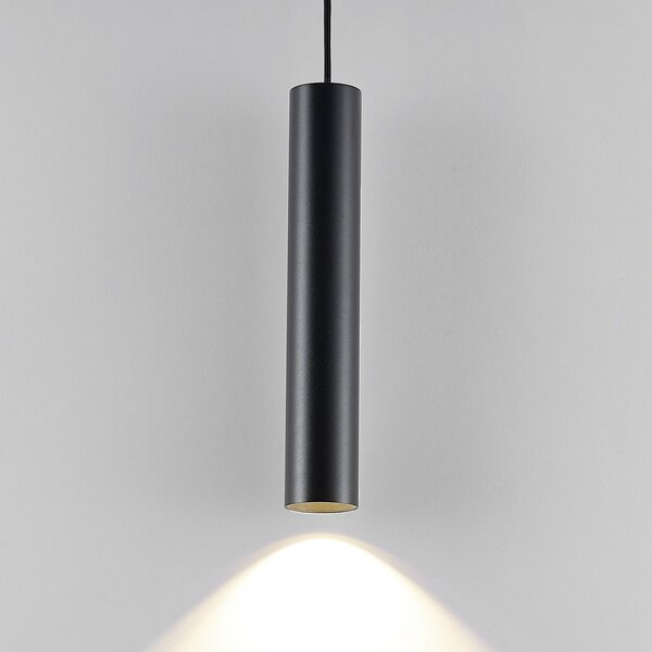Deko-Light CAN visilica, crna, visina 35 cm, Ø 6 metal, GU10, prigušiva, Crno, Dnevni boravak/blagovaonica, Aluminij