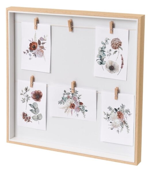 Viseći okvir u prirodnoj boji 43x43 cm – Casa Selección