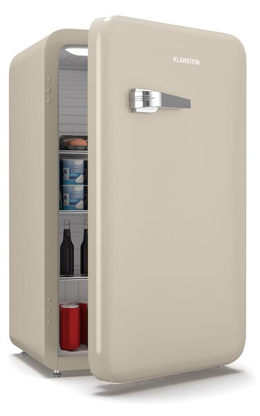 Klarstein Mini hladnjak Audrey Evo, 90 l, retro dizajn, tih, kompaktan, 3 boje