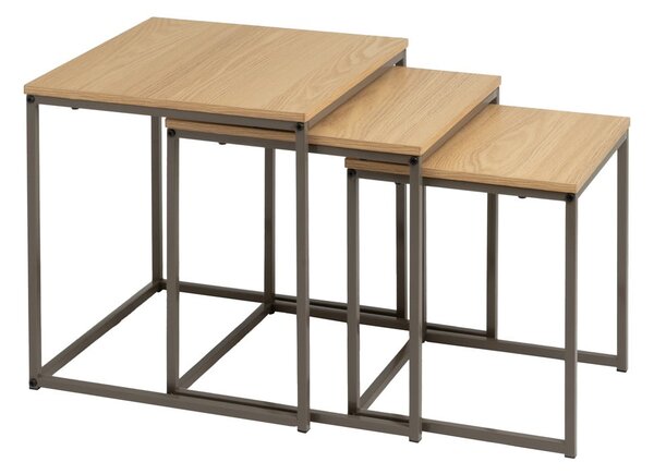 Pomoćni stolići u setu 3 kom 40x40 cm – Casa Selección