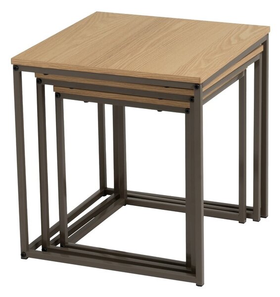 Pomoćni stolići u setu 3 kom 40x40 cm – Casa Selección