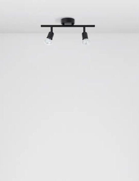 LUP REFLEKTOR GU10 IP20/SATIN CRNA 2X NL960006