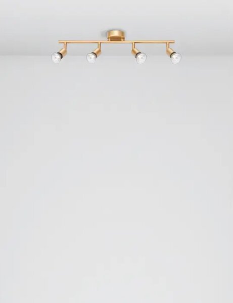 LUP REFLEKTOR GU10 IP20/SATIN ZLATNA 4X NL960004