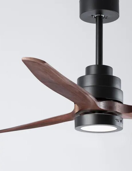 SABAL PLAFONSKI VENTILATOR LED 12W/3000K/800lm/IP20/MATT CRNA & SMEĐA NL5231401
