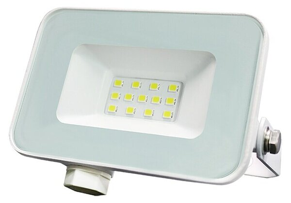 LED reflektor (Maks. snaga sustava: 10 W, 900 lm, IP65, Boja kućišta: Bijela) + BAUHAUS jamstvo 5 godina na uređaje na električni ili motorni pogon