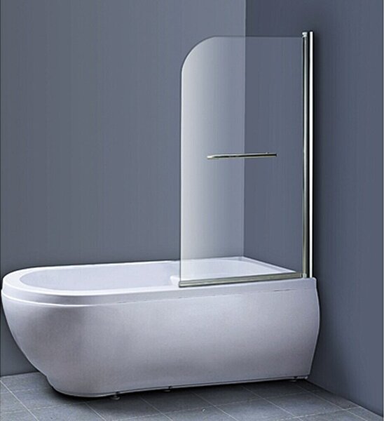 Pregrada za kadu Clear (Š x V: 80 x 140 cm, 1 Kom., Prozirno)