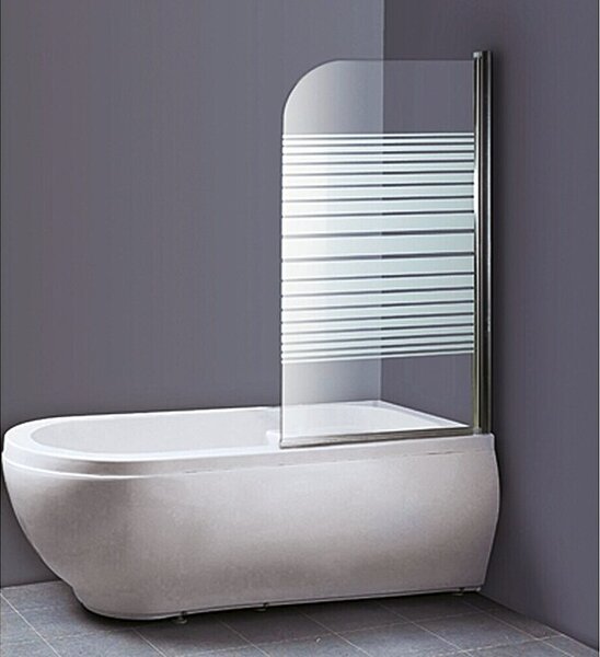 Pregrada za kadu Strip (Š x V: 80 x 140 cm, 1 Kom., Prozirno)