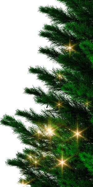 Umjetno božićno drvce RUDOLPH s lampicama, 150 cm, zeleno Casaria