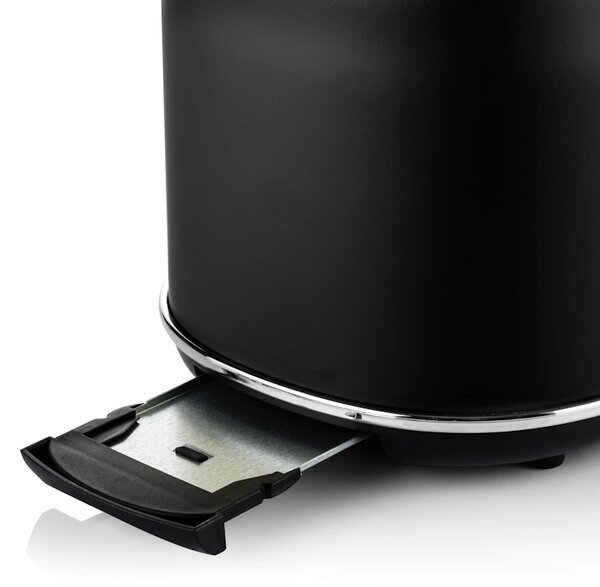 Westinghouse Retro Black 2 Slice toster