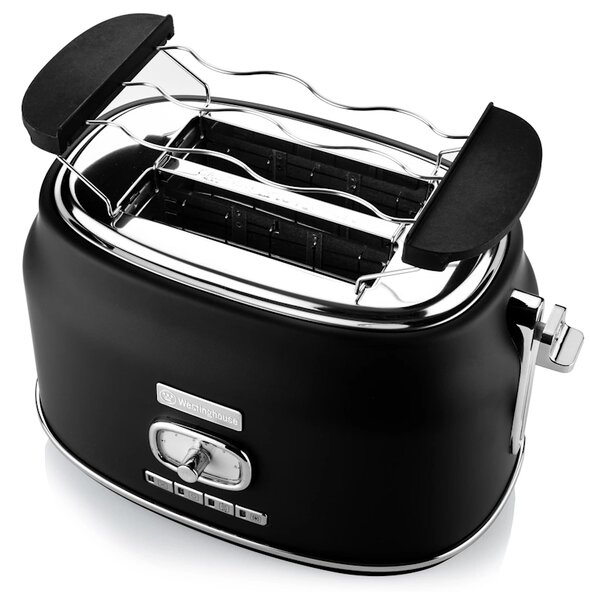 Westinghouse Retro Black 2 Slice toster