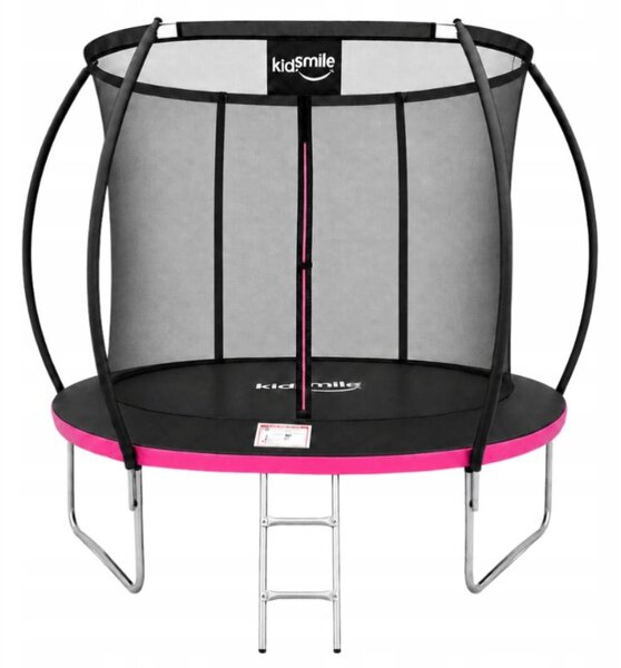 Vrtni trampolin 252 cm (8FT) s unutarnjom zaštitnom mrežom i ljestvama Plava