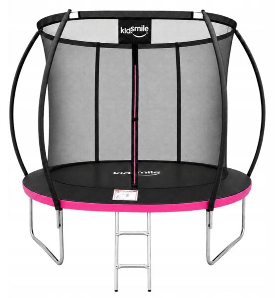 Vrtni trampolin 312 cm (10FT) s unutarnjom zaštitnom mrežom i ljestvama Ružičasta