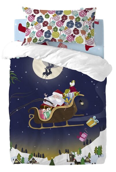 Dječja pamučna posteljina Mr. Fox Merry Christmas, 115 x 145 cm