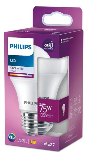 LED ŽARULJA PHILIPS E27/1055lm/4000L- 75W A60 FR ND 1SRT4 8720169324213