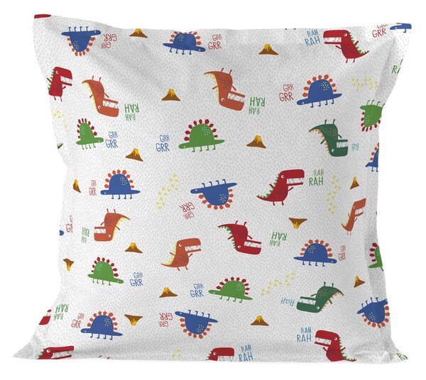 Dječja pamučna jastučnica Moshi Moshi Funnysaurus, 80 x 80 cm