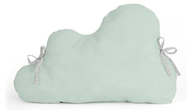 Mentol zelena pamučna ogradica za krevetić Mr Fox. Nube, 60 x 40 cm