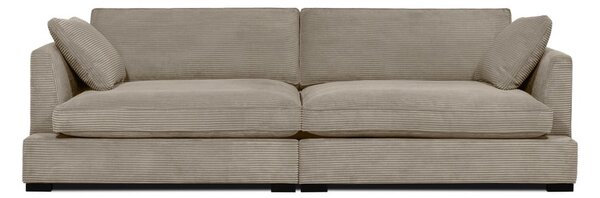 Bež sofa od samta 266 cm Mobby – Scandic