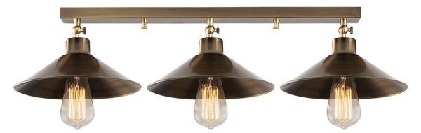 Stropna svjetiljka u brončanoj boji s metalnim sjenilom ø 24 cm Berceste – Opviq lights