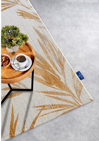 Bijeli/u zlatnoj boji vanjski tepih 120x180 cm Leonie – Villeroy&Boch