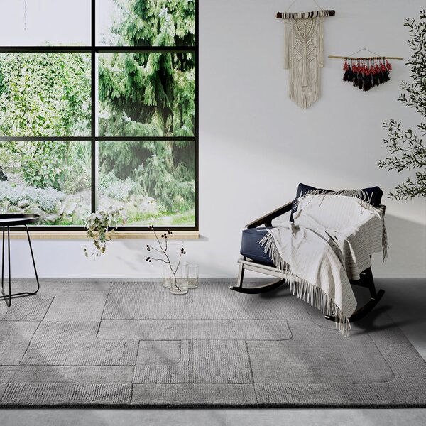 Sivi ručno rađen vuneni tepih 120x170 cm Charlotte – Villeroy&Boch