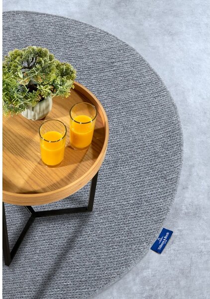 Sivi ručno rađen vuneni okrugli tepih ø 160 cm Francois – Villeroy&Boch