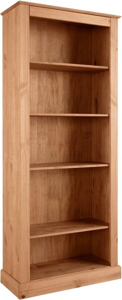 Biblioteka od masivnog bora u prirodnoj boji 181x31 cm Mille – Støraa