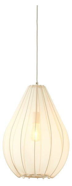 Bež viseća svjetiljka s tekstilnim sjenilom ø 38 cm Itela – Light & Living