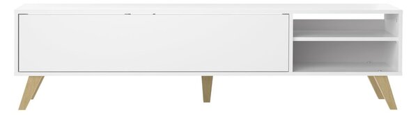 Bijela TV komoda 165x43 cm Prism - TemaHome
