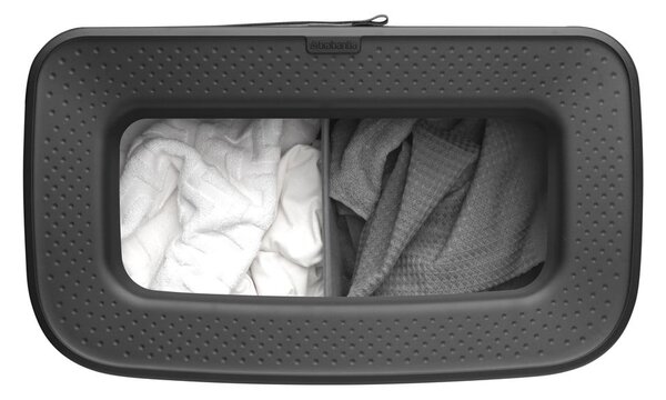 Mat crna metalna košara za rublje 90 l Bo Hi – Brabantia