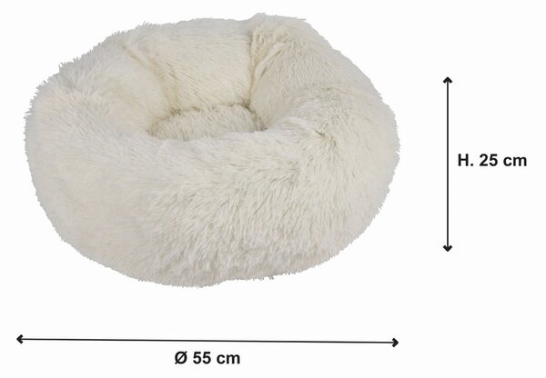 Krem krevet za pse ø 55 cm – Love Story