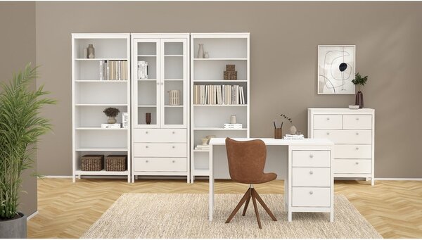 Bijela visoka komoda 82x99 cm Madrid – Tvilum