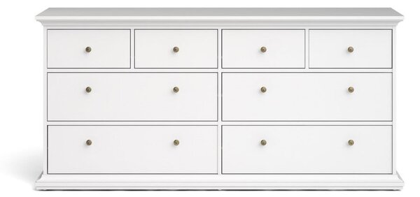 Bijela niska komoda 183x87 cm Paris – Tvilum