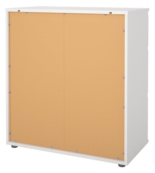Bijela niska komoda 77x84 cm Nova – Tvilum