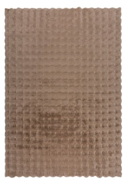 Smeđe sintetičko krzno 160x230 cm Waffle Faux Fur – Flair Rugs