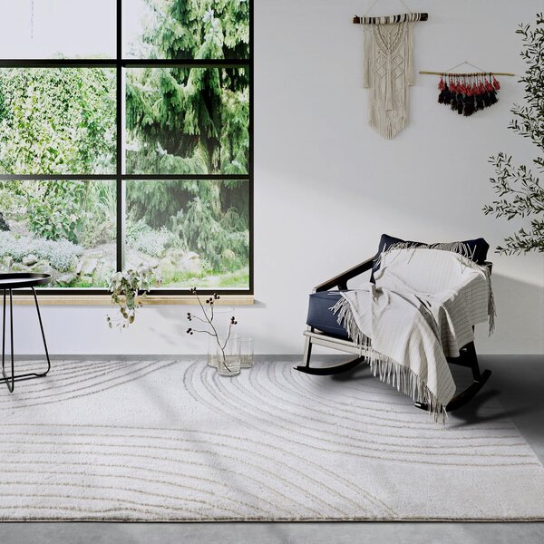 Krem tepih 80x120 cm Pigment Cream White – Elle Decoration