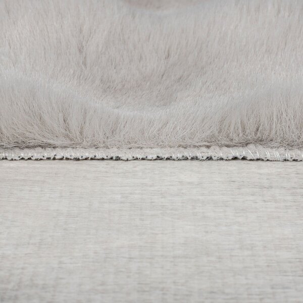 Svijetlo sivo sintetičko krzno 180x290 cm Waffle Faux Fur – Flair Rugs