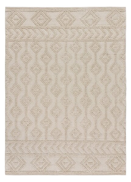 Krem periv/ručno rađen tepih od recikliranog pamuka 80x120 cm Pamuk – Universal