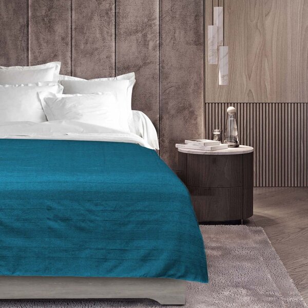 Plavi prekrivač 180x220 cm Lucile – douceur d'intérieur