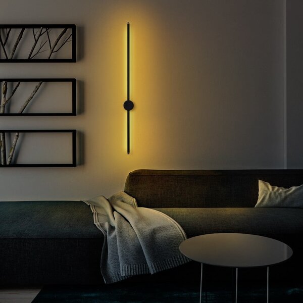 Crna LED zidna lampa Sword – Opviq lights