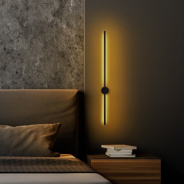 Crna LED zidna lampa Sword – Opviq lights