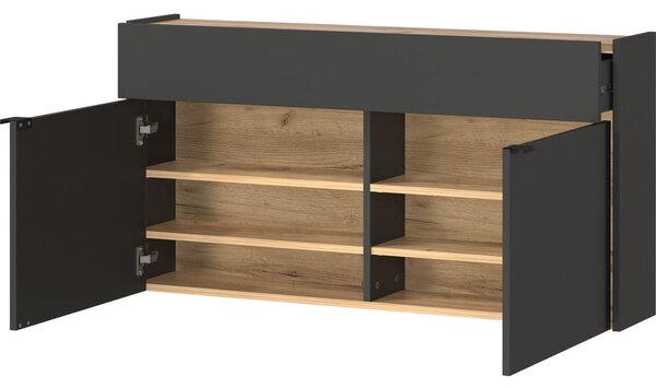 Antracitno sivi ormarić 110x57x22 cm Ameca – Germania
