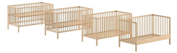 Dječji krevet od masivnog bora 70x140 cm u prirodnoj boji DINO – Vipack