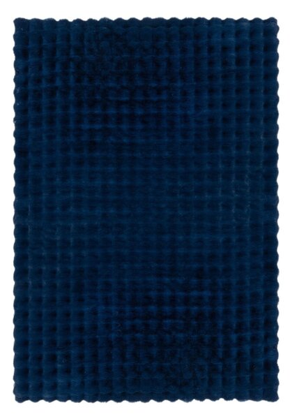 Tamno plavo sintetičko krzno 80x150 cm Waffle Faux Fur – Flair Rugs