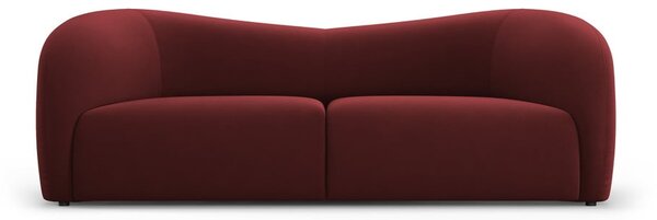Bordo baršunasta sofa 197 cm Santi – Interieurs 86
