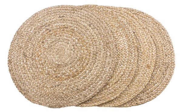 Podmetač 4 kom od jute ø 38 cm Bombay – House Nordic