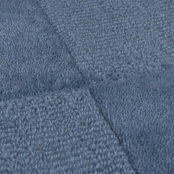 Tamno plavi ručno rađen vunen tepih 200x290 cm Checkerboard – Flair Rugs