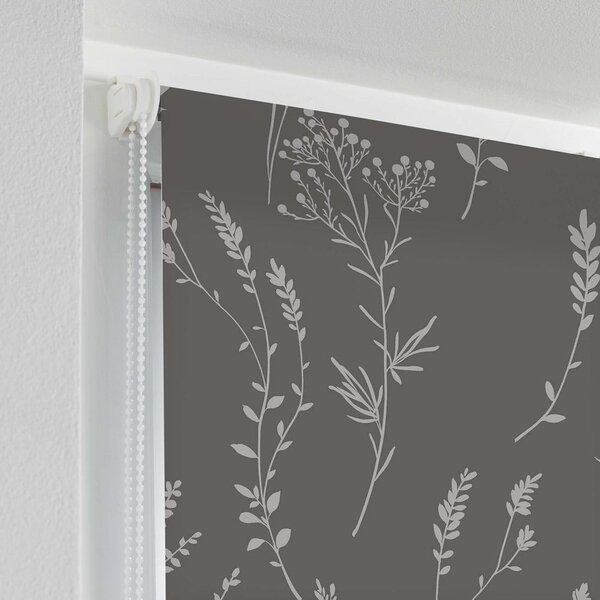 Antracitno sive tekstilne rolete 60x180 cm Forelista – douceur d'intérieur