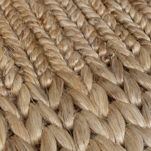 Ručno rađen tepih od kenafa u prirodnoj boji 120x170 cm Drew Border – Flair Rugs